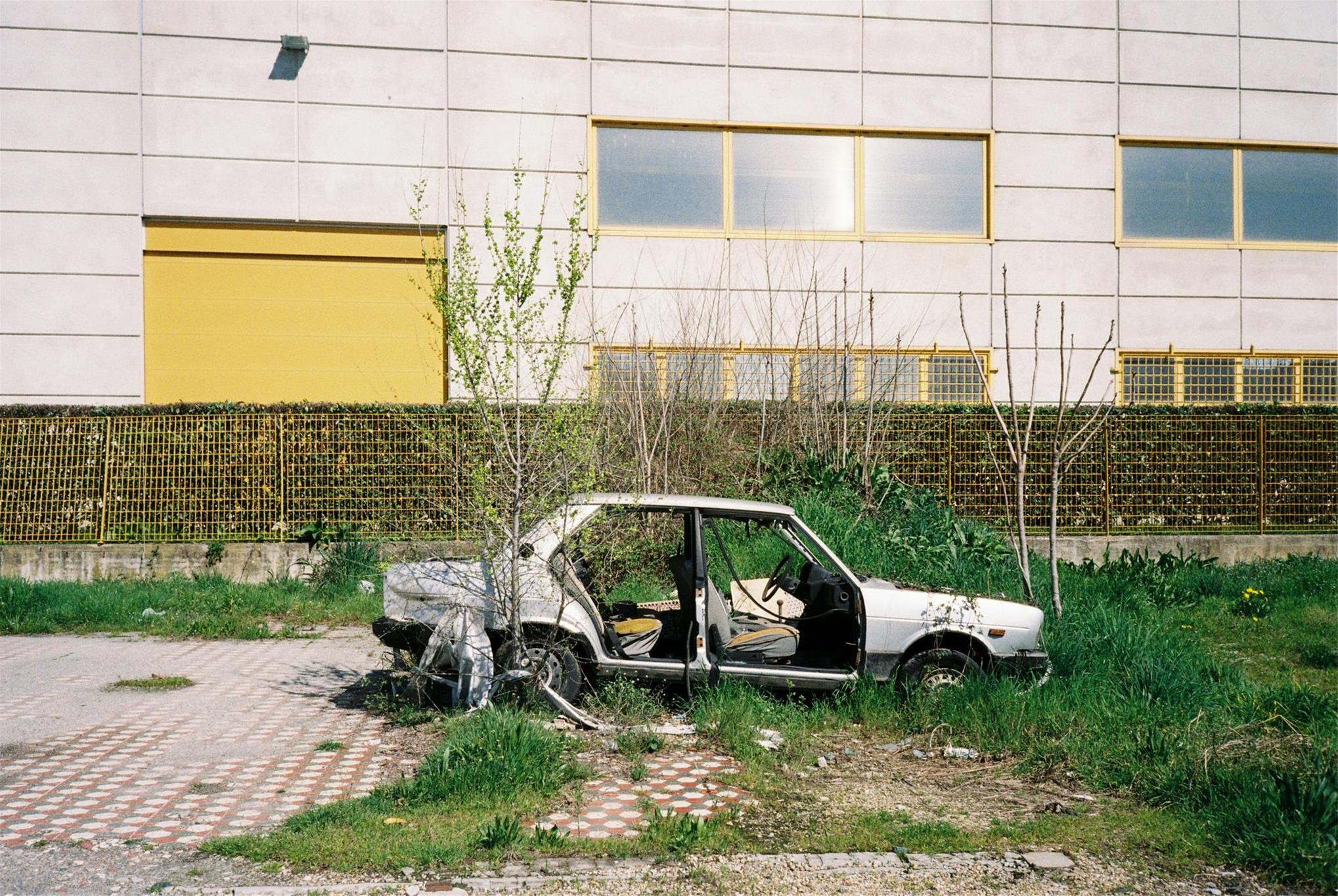 Autowrack zur Entsorgung